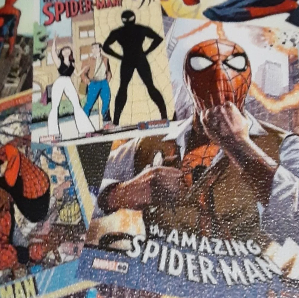 Men's Spiderman 60 Year Limited Edition Tri Fold Wallet with Tin